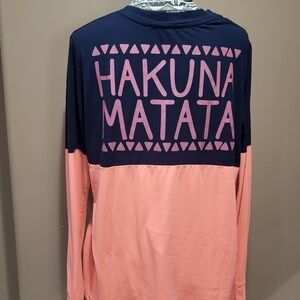 Hakuna Matata Long Sleeve Top Sz L